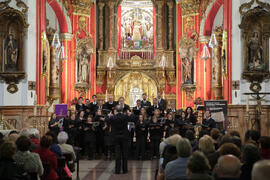 Concierto de Navidad de la Coral Sancti Petri homenaje a la Facultad de Económicas. Iglesia de los Mártires. Diciembre de 2015