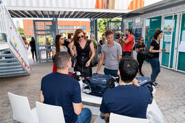 Welcome to UMA. Bienvenida a los alumnos de intercambio internacional de la Universidad de Málaga. Jardín botánico. Octubre de 2019