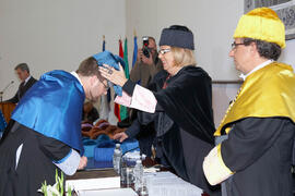 Investidura de nuevos doctores por la Universidad de Málaga. Paraninfo. Febrero de 2012