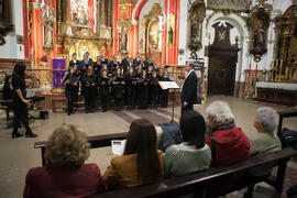 Concierto de Navidad de la Coral Sancti Petri homenaje a la Facultad de Económicas. Iglesia de los Mártires. Diciembre de 2015