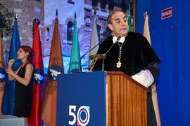 Discurso de Miguel Ángel Castro Arroyo. Entrega de la Medalla de Oro de la Universidad de Málaga a la Universidad de Sevilla. Paraninfo. Junio de 2023
