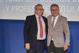 Toma de posesión de Matías Francisco Mérida Rodríguez como catedrático del Área de Análisis Geográfico Regional de la Universidad de Málaga. Paraninfo. Diciembre de 2022