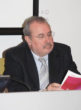 Inauguración del 3º Congreso de Actividad Físico Deportiva para Mayores de la Universidad de Málaga. Rectorado. Febrero de 2009