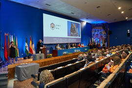 Discurso de Manuel Torralbo. Entrega de la Medalla de Oro de la Universidad de Málaga a la Universidad de Córdoba. Paraninfo. Junio de 2023