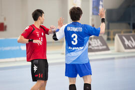 Partido Japón - China Taipei. Categoría masculina. Campeonato del Mundo Universitario de Balonmano. Antequera. Junio de 2016