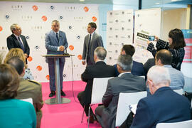 Inauguración de la IV Feria de Empleo de la Universidad de Málaga. Escuela Técnica Superior de Ingenierías Industriales. Mayo 2018