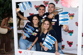 Voluntarios. Welcome to UMA. Bienvenida a los alumnos de intercambio internacional de la Universidad de Málaga. Jardín botánico. Octubre de 2019