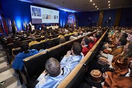 Lección Inaugural de Eugenio Carmona. Apertura del Curso Académico 2024/2025 de la Universidad de Málaga. Paraninfo. Septiembre de 2024