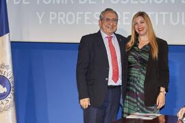 Toma de posesión de Miriam Seghiri Domínguez como catedrática del Área de Traducción e Interpretación (Lengua Inglesa) de la Universidad de Málaga. Paraninfo. Diciembre de 2022
