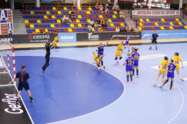 Partido Rumanía - España. Categoría femenina. Campeonato del Mundo Universitario de Balonmano. Antequera. Junio de 2016