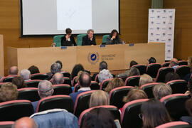 Conferencia de Miguel Ríos "La música como testimonio de la Transición" del ciclo "Historia, documentos y sociedad". Edificio del Rectorado. Abril de 2019