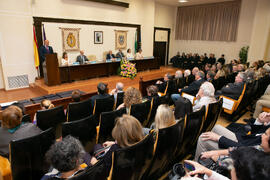 Intervención de José Pablo Lara. Celebración de San Lucas. Facultad de Medicina. Noviembre de 2019