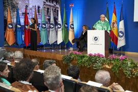 Intervención de Luis Enrique de la Villa en su investidura como Doctor "Honoris Causa" por la Universidad de Málaga. Paraninfo. Octubre de 2024
