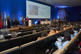 Laudatio de Francisco A. Vila. Investidura de Hermanfrid Schubart, Alejandro Portes y Luis Enrique de la Villa como Doctores "Honoris Causa" por la Universidad de Málaga. Paraninfo. Octubre de 2024