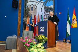 Discurso de José Ángel Narváez. Entrega de la Medalla de Oro de la Universidad de Málaga la Universidad de Córdoba y a la Universidad de Sevilla. Paraninfo. Junio de 2023