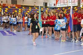 Ceremonia de apertura del Campeonato del Mundo Universitario de Balonmano. Antequera. Junio de 2016