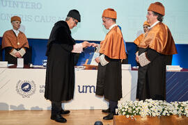 Investidura de Bernardo Quintero como Doctor "Honoris Causa" por la Universidad de Málaga. Paraninfo. Marzo de 2025