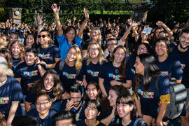 Presentación del III Encuentro de Bienvenida para los participantes del "Buddy Program". Jardín Botánico. Octubre de 2019