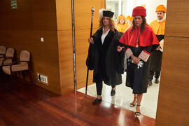 Comitiva académica. Investidura de Jorge Martínez-Vázquez como Doctor "Honoris Causa" por la Universidad de Málaga. Edificio del Rectorado. Julio de 2025