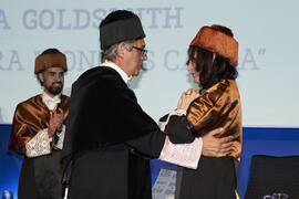 Investidura de Andrea Goldsmith como doctora "Honoris Causa" por la Escuela Técnica Superior de Ingeniería de Telecomunicación de la Universidad de Málaga. Paraninfo. Octubre de 2024