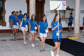 Desfile de deportistas. Ceremonia de inauguración del Campeonato Europeo de Golf Universitario. A...