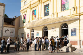 Momentos previos a la apertura del Curso Académico 2019-2020 de la Escuela Técnica Superior de Arquitectura de la Universidad de Málaga. Teatro Cervantes. Octubre de 2019