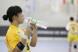 Partido India - Japón. Categoría femenina. Campeonato del Mundo Universitario de Balonmano. Antequera. Junio de 2016