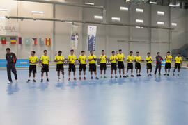 Partido China Taipei - Rusia. Categoría masculina. Campeonato del Mundo Universitario de Balonmano. Antequera. Junio de 2016