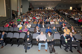 Público asistente al primer panel de expertos del 6º Congreso Internacional de Actividad Física D...