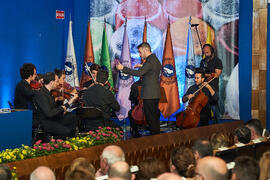 Actuación musical. Entrega de la Medalla de Oro de la Universidad de Málaga la Universidad de Córdoba y a la Universidad de Sevilla. Paraninfo. Junio de 2023