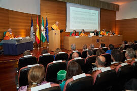 Discurso de investidura de Jorge Martínez-Vázquez como Doctor "Honoris Causa" por la Universidad de Málaga. Edificio del Rectorado. Julio de 2025