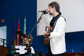 Actuación del grupo musical "Boleros Imperfectos". Graduación y clausura del curso del Aula de Mayores de la Universidad de Málaga. Paraninfo. Junio de 2019