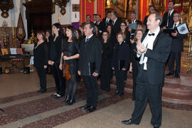 Concierto de Navidad de la Coral Sancti Petri homenaje a la Facultad de Económicas. Iglesia de los Mártires. Diciembre de 2015