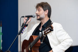 Actuación del grupo musical "Boleros Imperfectos". Graduación y clausura del curso del Aula de Mayores de la Universidad de Málaga. Paraninfo. Junio de 2019