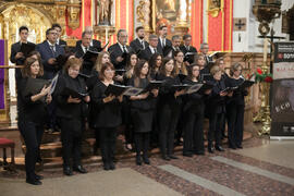 Concierto de Navidad de la Coral Sancti Petri homenaje a la Facultad de Económicas. Iglesia de los Mártires. Diciembre de 2015