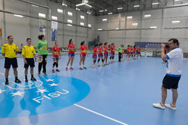 Partido Polonia - España. Categoría femenina. Campeonato del Mundo Universitario de Balonmano. Antequera. Julio de 2016