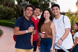 Welcome to UMA. Bienvenida a los alumnos de intercambio internacional de la Universidad de Málaga. Jardín botánico. Octubre de 2019