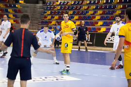 Partido Rusia - España. Categoría masculina. Campeonato del Mundo Universitario de Balonmano. Antequera. Junio de 2016