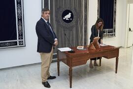 Teodomiro López y Elsa Álvarez. Toma de posesión de los nuevos cargos de la Universidad de Málaga...