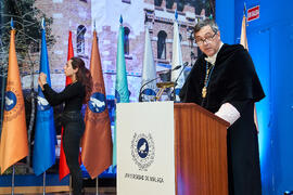 Discurso de Teodomiro López en la investidura de Miquel Roca i Junyent como Doctor "Honoris Causa" por la Universidad de Málaga. Paraninfo. Diciembre de 2024