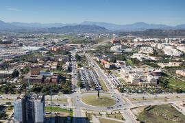 Vista aérea general. Campus de Teatinos. Diciembre de 2016