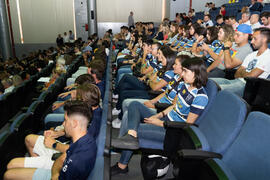 Asistentes a la Gala del Deporte Universitario 2019. Escuela Técnica Superior de Ingeniería de Telecomunicaciones. Junio de 2019