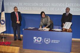Toma de posesión de María Mercedes Rojas de Gracia como profesora titular del Área de Comercialización e Investigación de Mercados de la Universidad de Málaga. Paraninfo. Diciembre de 2022