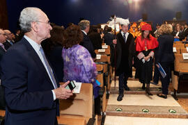 Comitiva académica. Investidura de Bernardo Quintero como Doctor "Honoris Causa" por la Universidad de Málaga. Paraninfo. Marzo de 2025