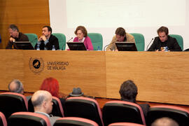 "Jornadas de columnismo de opinión. Encuentros en Málaga". Edificio del Rectorado. Enero de 2014