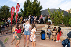 Welcome to UMA. Bienvenida a los alumnos de intercambio internacional de la Universidad de Málaga. Jardín botánico. Octubre de 2019