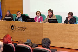 "Jornadas de columnismo de opinión. Encuentros en Málaga". Edificio del Rectorado. Enero de 2014