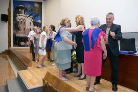 Graduación del curso del Aula de Mayores de la Universidad de Málaga. Paraninfo. Junio de 2017