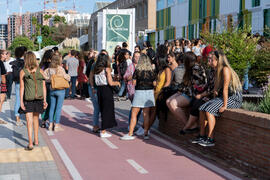Welcome to UMA. Bienvenida a los alumnos de intercambio internacional de la Universidad de Málaga. Jardín botánico. Octubre de 2019