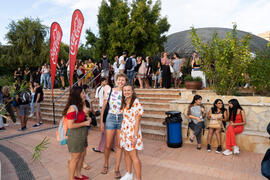 Welcome to UMA. Bienvenida a los alumnos de intercambio internacional de la Universidad de Málaga. Jardín botánico. Octubre de 2019